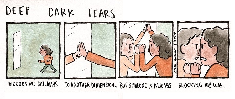 Fear of mirrors